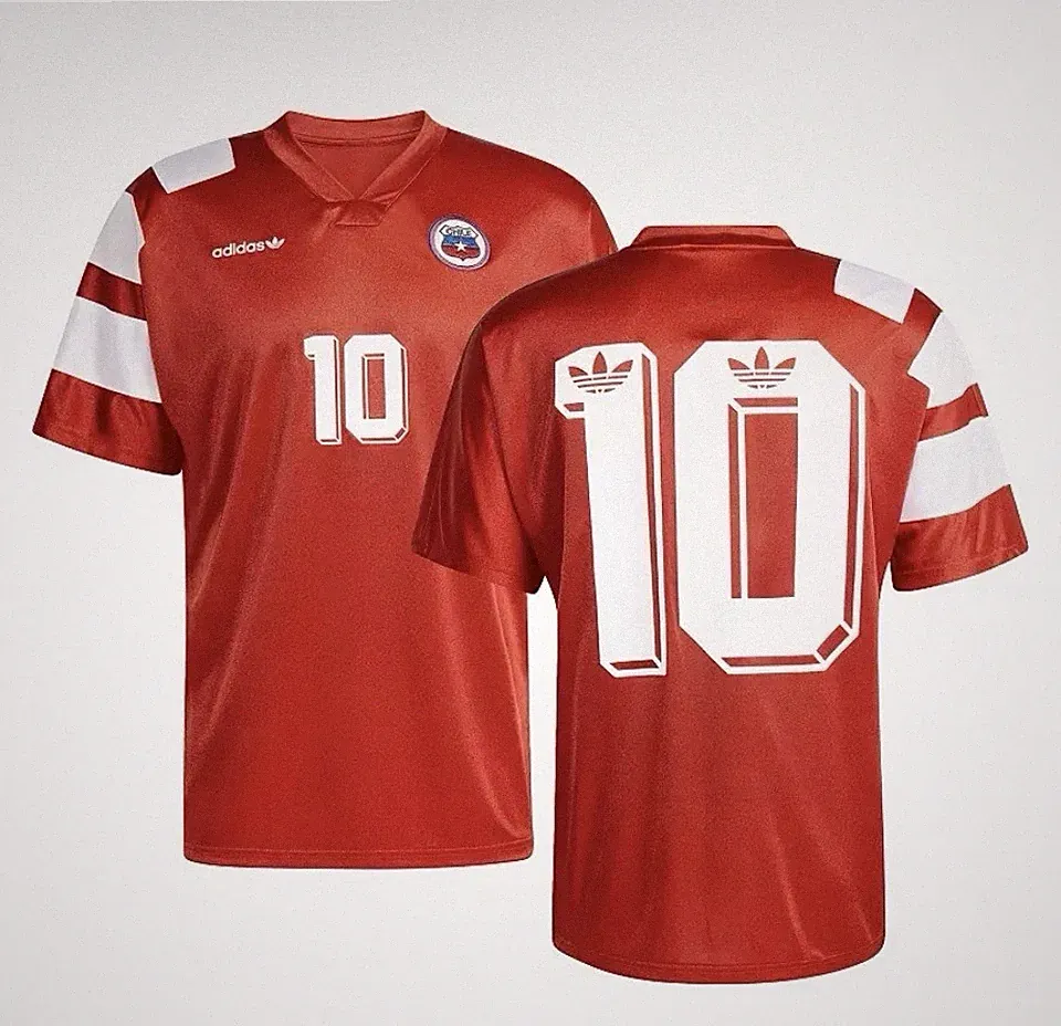 NWT adidas Adult Chile 1994 Bring Back Vintage Home Replica Jersey S M L XL XXL