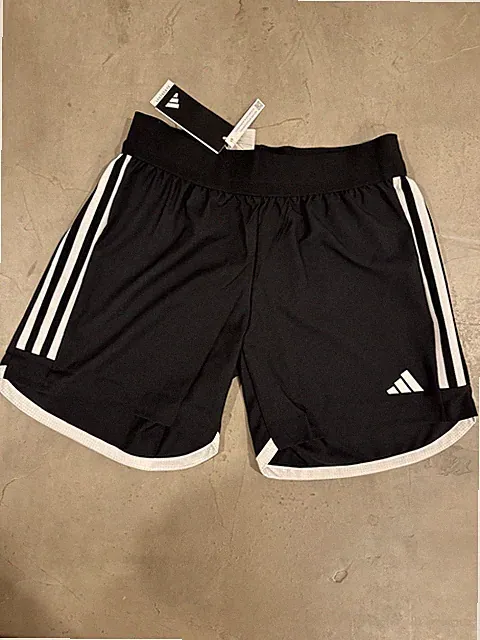 NWT Adidas Tiro 23 Womens Medium Soccer Shorts Black White Aeroready HT6600 Gym