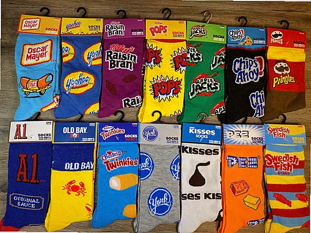 Odd Sox Crazy Socks Mens Size 6-12 Crew Socks Novelty Gift Funny Food YOU PICK