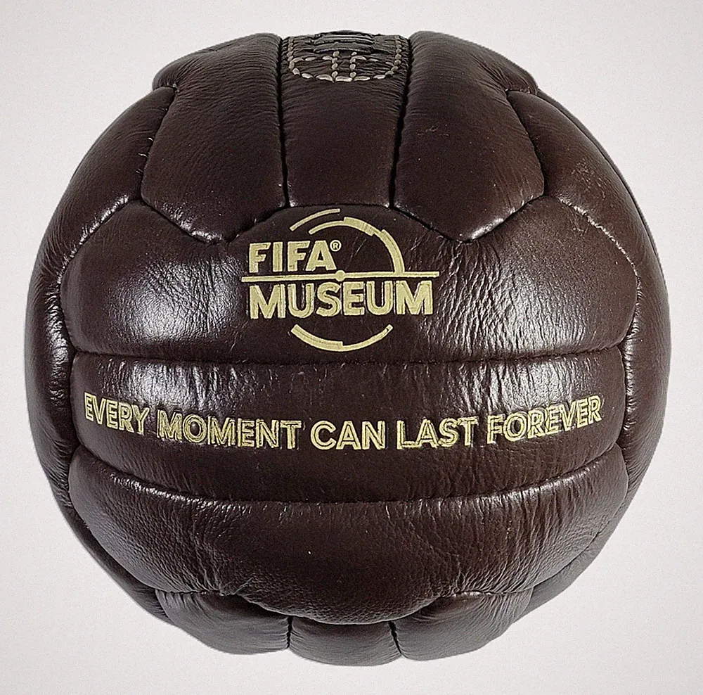 Official FIFA Soccer Ball FIFA Museum Brown Futbol Leather? See Comments