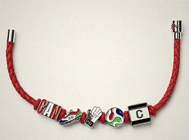 Official FIFA World Cup 2026 Canada Host Nation Bracelet Collectible Small 8”