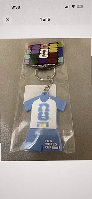 Officially Licensed FIFA World Cup 2026 Jersey Key Chain TEAM ARGENTINA