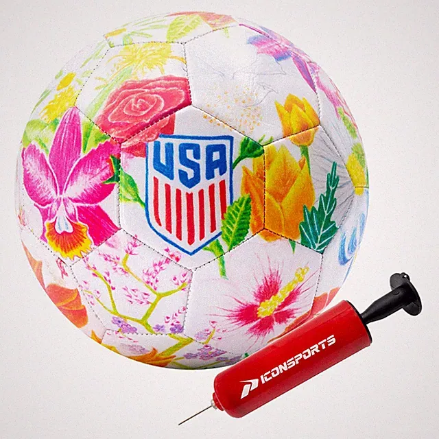 Officially Licensed US Soccer Federation Soccer Ball - USSF149BL White Size 5