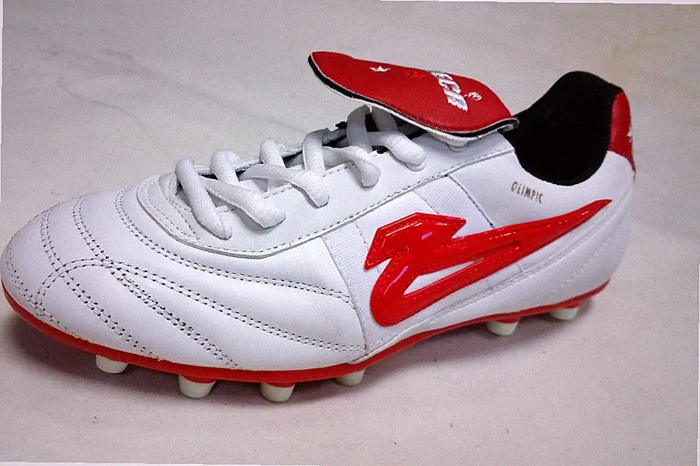 Olmeca Olimpic Professional Soccer Cleats Leather White