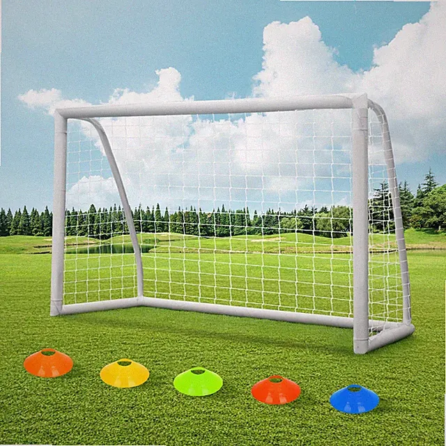 ORIENGEAR 6 x 4 FT Soccer Goals for Backyard, Portable PVC Soccer Goal with 6...