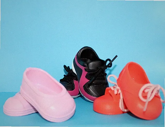 Our Generation by Battat 3 Pairs of Shoes Soccer Cleats for 18" Dolls