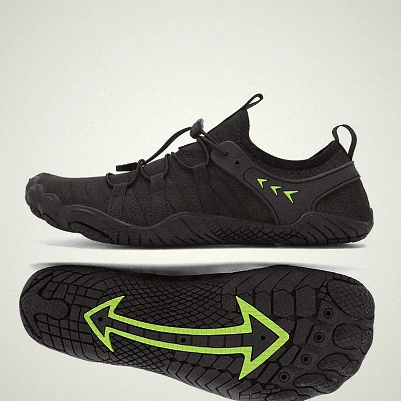 Outdoor Wading Shoes Beach Barefoot for Unisex Quick-Dry Swimming Footwear Green