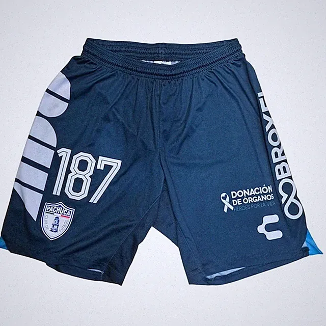 PACHUCA SHORT DE JUEGO FUTBOL LIGA MX, MEDIUM SIZE USED BY PLAYER 2024