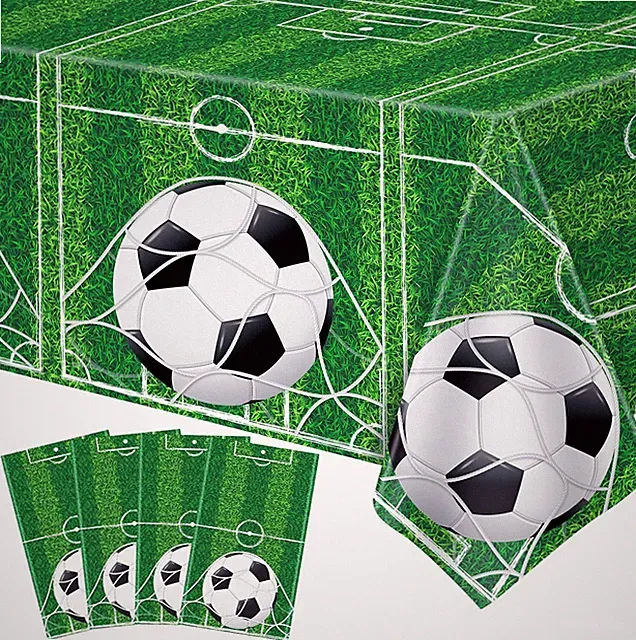 Pack Soccer Party Tablecloths Soccer Sports Theme Table Covers Sports Table 4