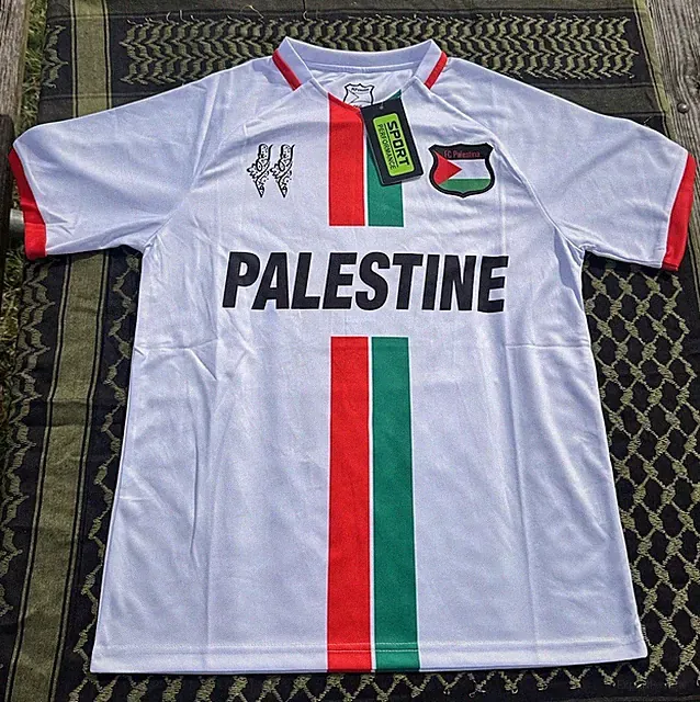 PALESTINA WHITE FOOTBALL JERSEY