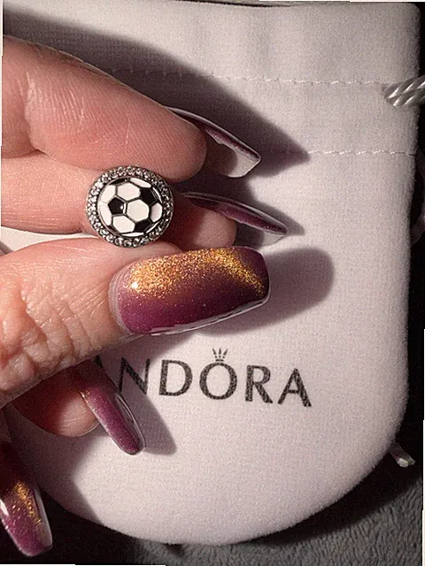Pandora Engravable 925 Soccer Ball Charm