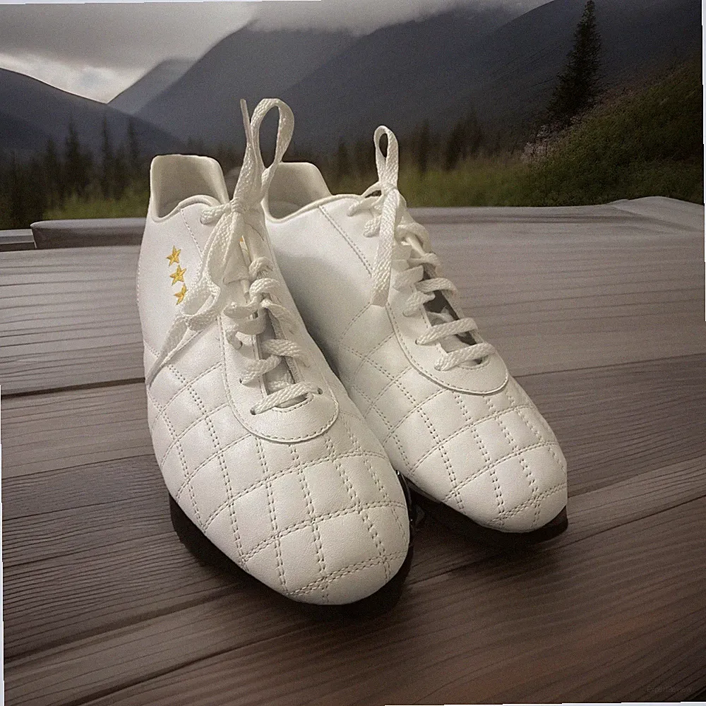 Pantofola d'Oro Del Duca FG Soccer Cleats Size US 10.5 White Made In Italy