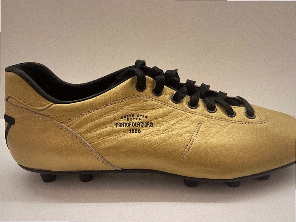 Pantofola d’Oro Lazzarini Oro Limited Edition #107/200 Gold/Black Soccer EU 45
