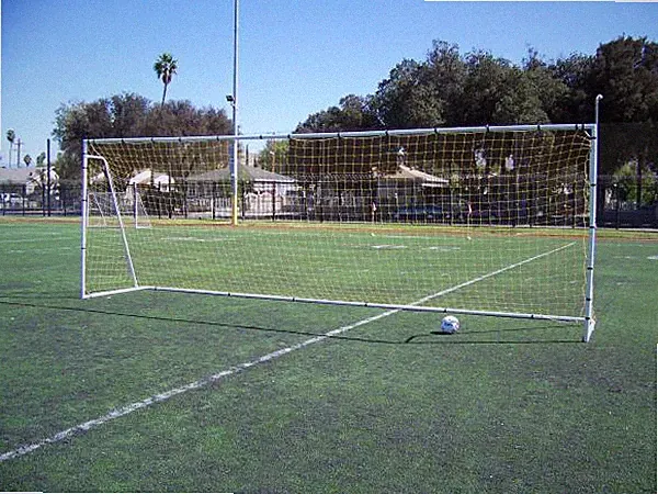 PASS 24x8 Ft. (2 NET) Regulation Size Steel Soccer Goal 2" Steel Frame.