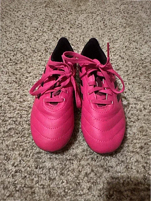 Pink Adidas Soccer Cleats