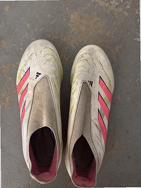 Pink White And Green Predators Soccer Cleats