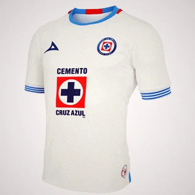 Pirma Cruz Azul 60th Anniversary Away Jersey White Soccer Shirt Mens NEW large