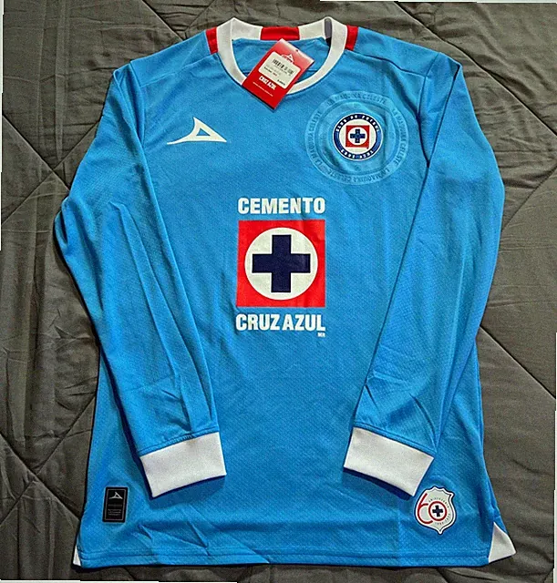 PIRMA CRUZ AZUL MEN'S JERSEY 24/25 LOCAL MANGA LARGA MEDIANA