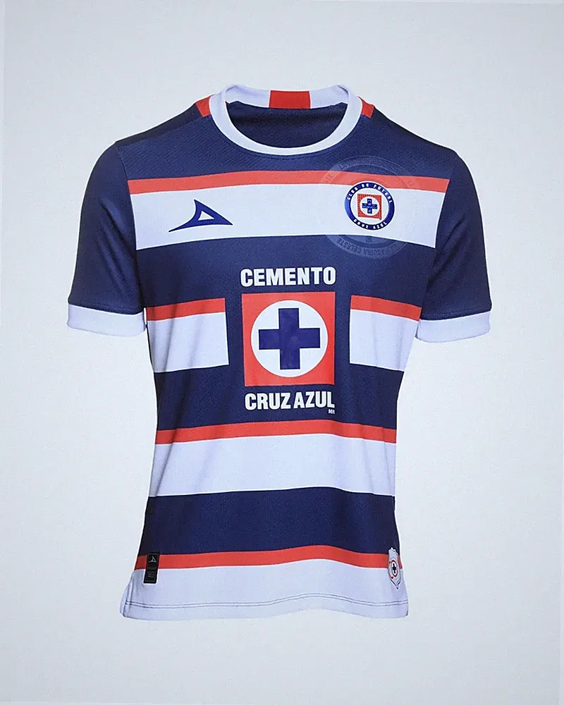 PIRMA CRUZ AZUL MEN'S JERSEY BLUE PORTERO 24/25 AUTHENTIC MANGA CORTA MARINO