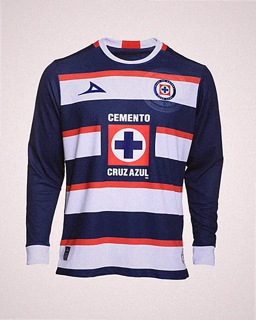 PIRMA CRUZ AZUL MEN'S JERSEY BLUE PORTERO 24/25 AUTHENTIC MANGA LARGA MARINO