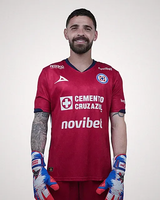 PIRMA CRUZ AZUL MEN'S JERSEY RED PORTERO 25/26 AUTHENTIC MANGA CORTA ROJO