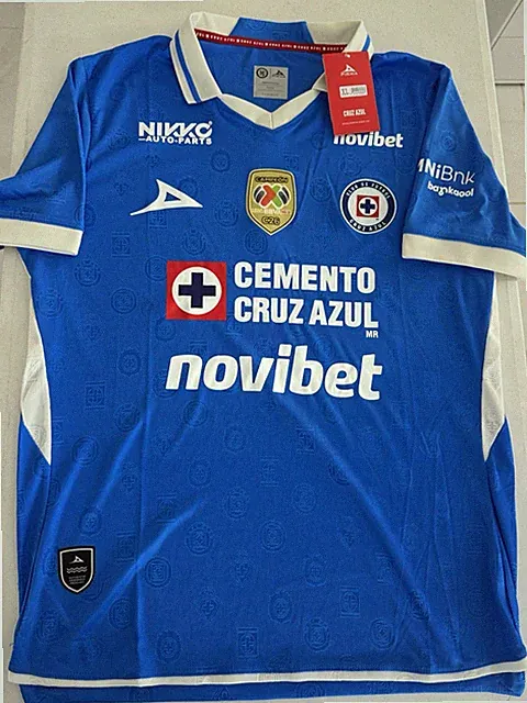 Pirma Cruz Azul Soccer Jersey Blue White Officially Licensed Men's Size XL