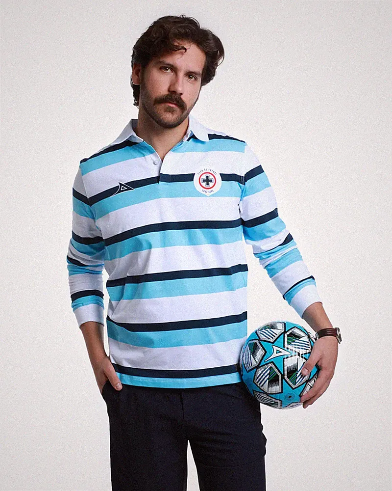 PIRMA PLAYERA CONMEMORATIVA CRUZ AZUL MEN’S EDICIÓN ILIMITADA MARIN