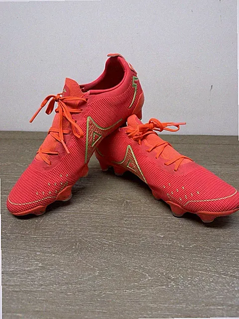 Pirma Soccer Cleats Size 8 Mens Red Pink Firm Ground FG Football Boots