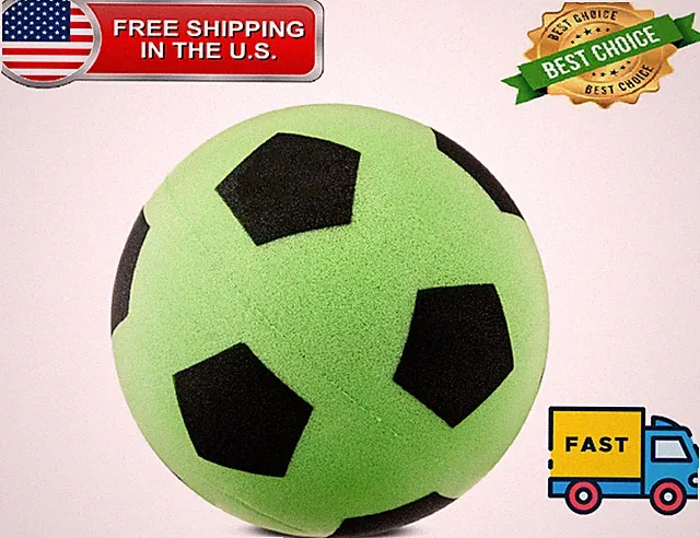 Play Day 6" Silent Soccer Ball