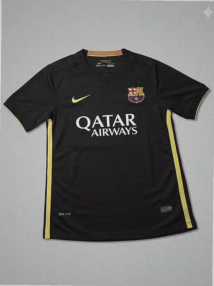 Player Edition Black & Gold Soccer Jersey #11 Neymar Style Football Shirt Size L