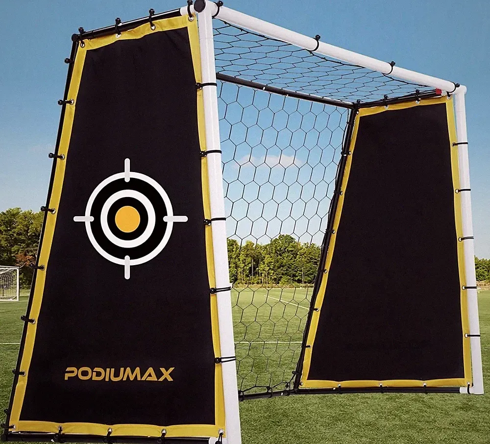 PodiuMax 4 in 1 Soccer Goal & Rebounder, 7x5ft. New - Open Box