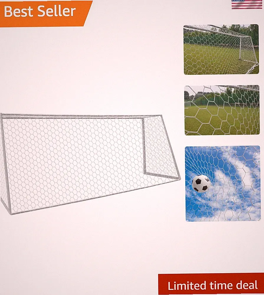 Polyester Soccer Net - Easy to Assemble, Not Including Posts