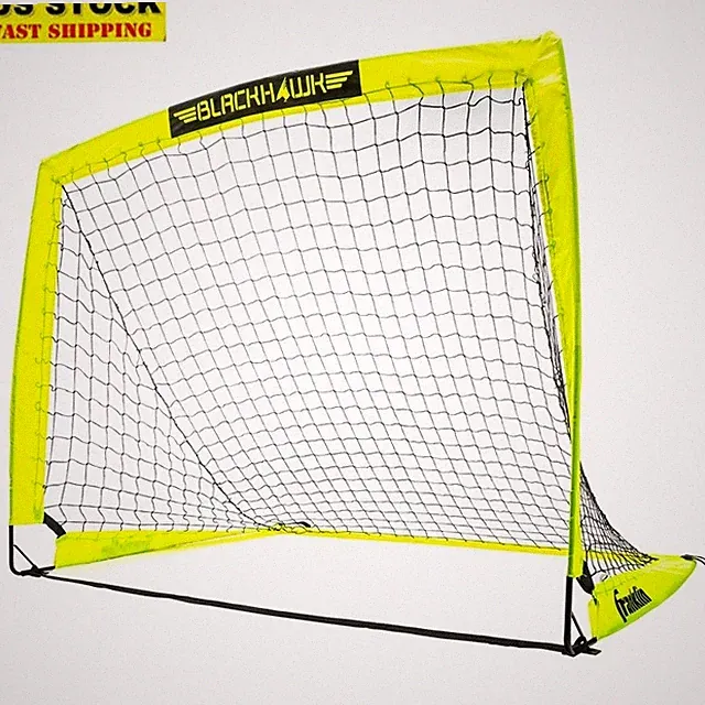 Pop Up Soccer Goal Portable Lightweight Indoor Outdoor Training Equipment New