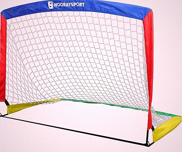 Portable Soccer Goal 4x2.6ft Pop-Up Soccer Net Backyard Indoor Outdoor 2 Pack