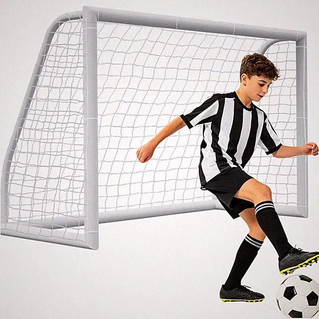 Portable Soccer Goal for Backyard 6x4FT Adults Soccer Net PVC Frame w/Carry Bag