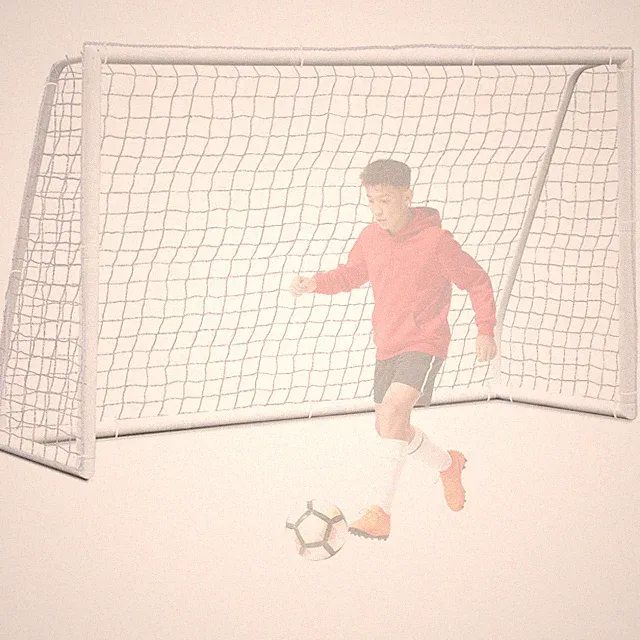 Portable Soccer Goal for Backyard 8x5ft Kids Adults Soccer Net & PVC Frame w/Bag