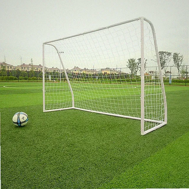 Portable Soccer Goal Net PVC Frame Backyard Football Training Set 8x5 FT