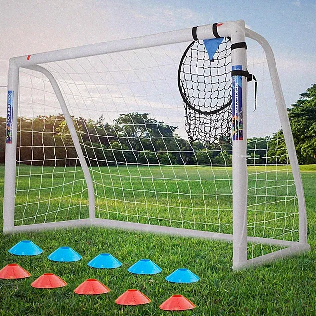 Portable Weatherproof Soccer Goals for Backyard - 10x6.5, 8x6, 6x4 FT