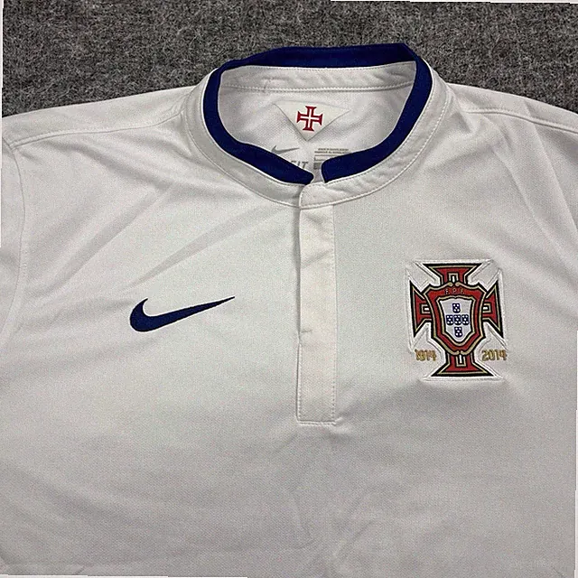 Portugal Football Club Shorts Mens Large White Soccer Dri Fit Nike