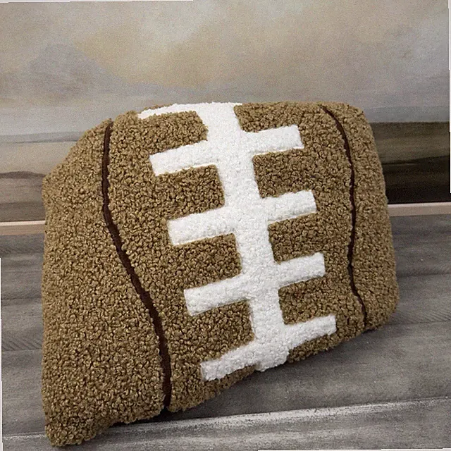 Pottery Barn Teen Football Bean Bag Chair Slipcover Only Regular Large Brown OB