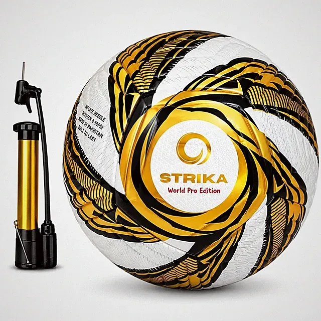 Premium Soccer Ball Size 5 & 4 with Pump – Durable Training Ball for Adults &...
