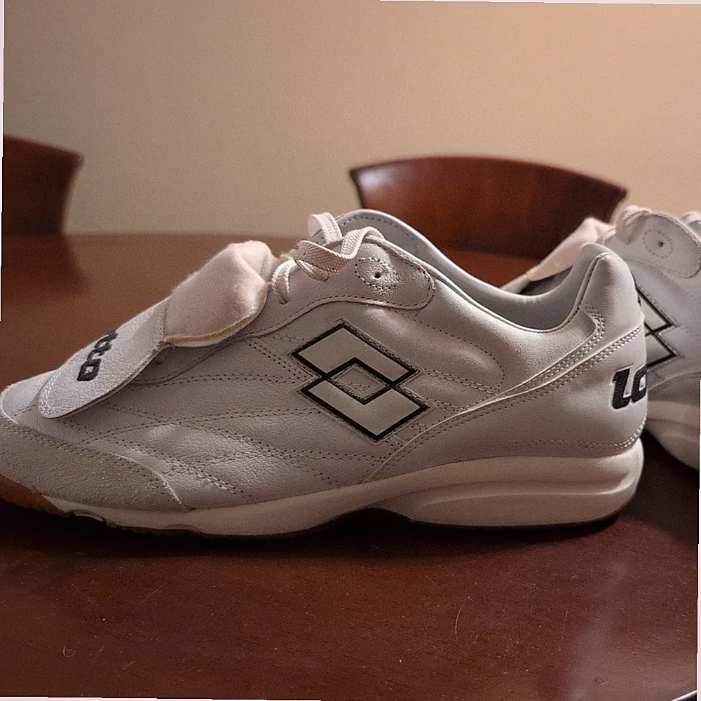 Primato LOTTO Soccer Football PuntoFlex White Indoor Shoes Rare Boots Vintage