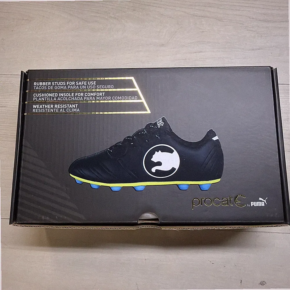 ProCat by Puma Soccer Cleat Cleats Weather-Resistant Rubber Studs Cushioned