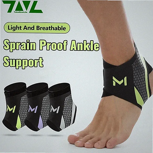 Professional Adjustable Compression Ankle Brace Support for Basketball Running V