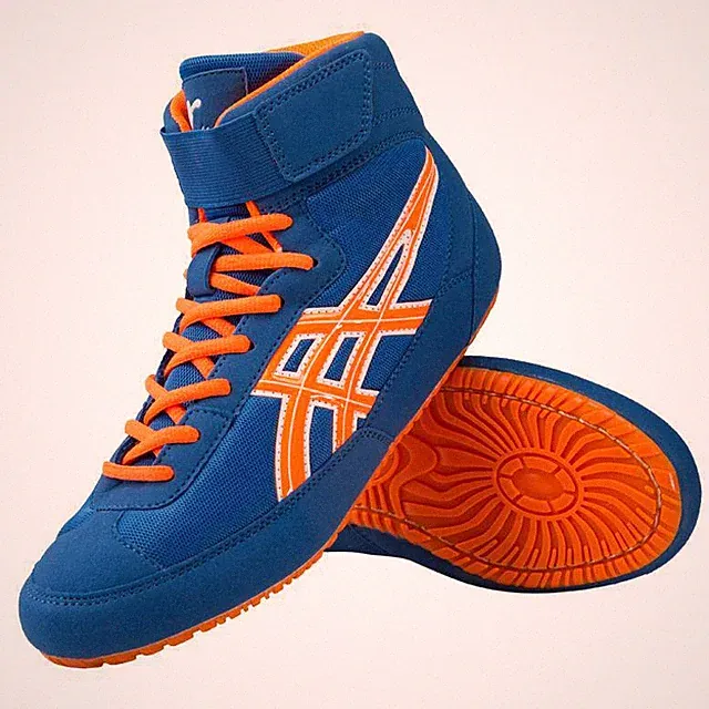 Professional Men Fighting Wrestling Shoes High Top Boxing Sneakers Weightlifting
