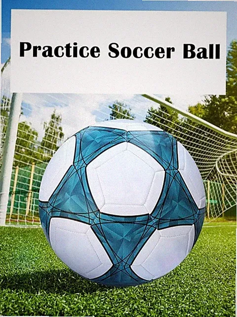 Professional size-5 Soccer Ball Thikness For Training Explosion Proof With Pump