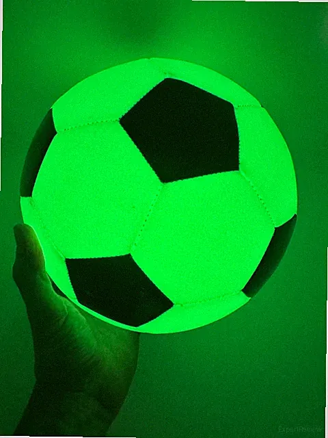 Professional Soccer Ball Size 5 PU leather Glow in dark