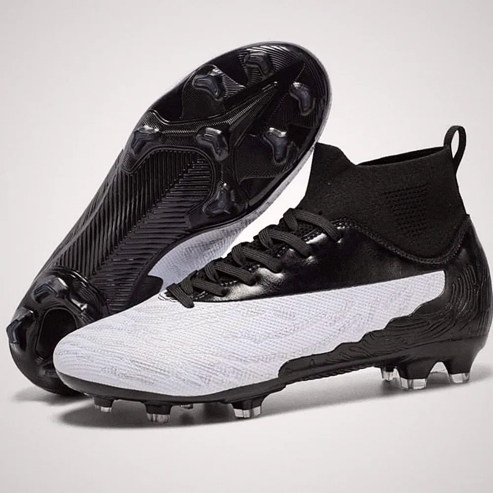 Professional Soccer Shoes - Breathable Spike Cleats for Outdoor Sports