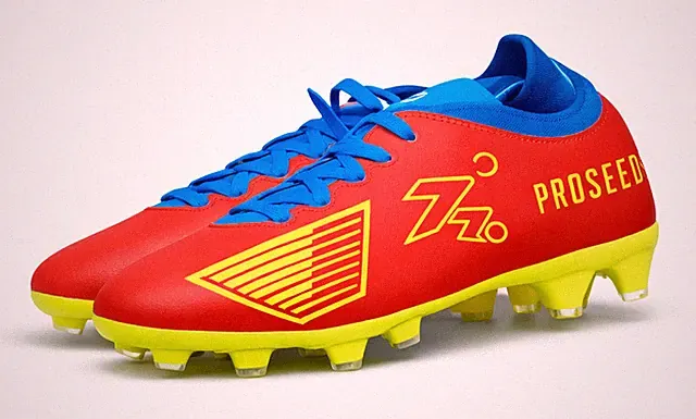 ProSeeds Futbol Soccer Shoes, Mens Red