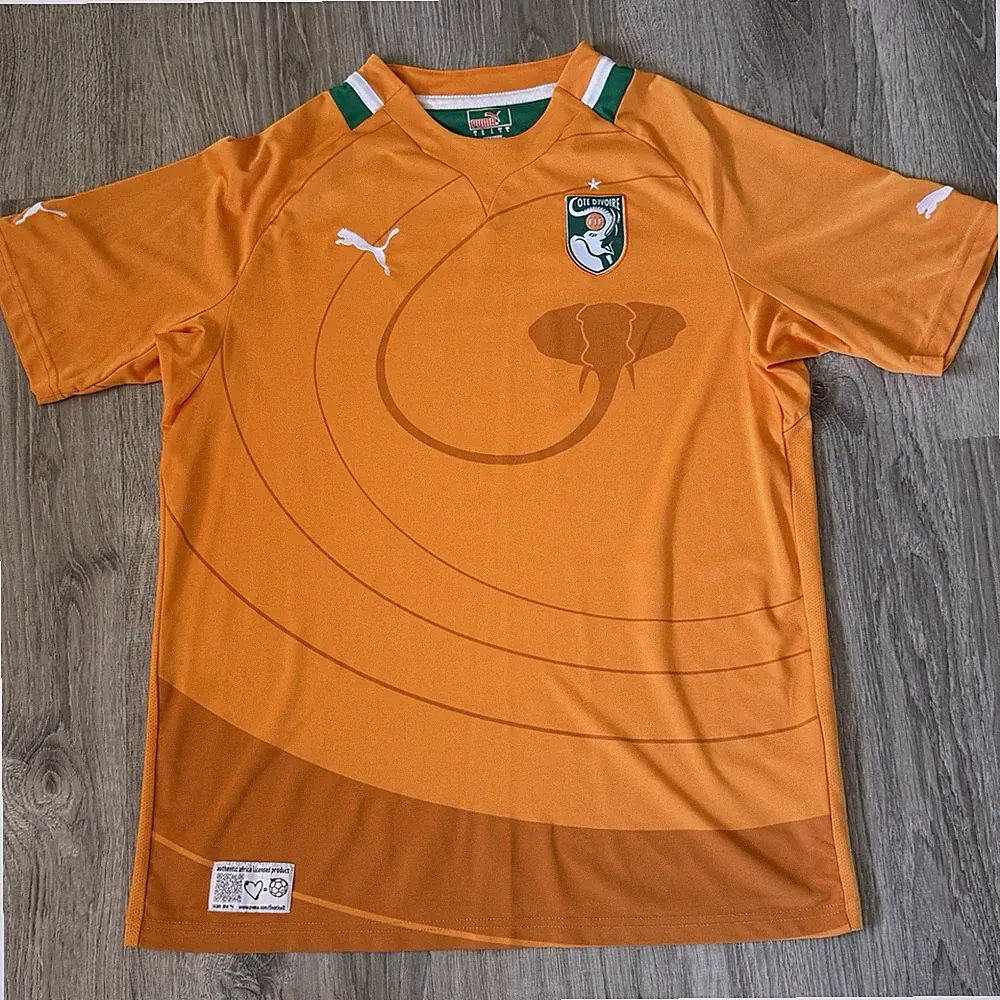 Puma 2011-2013 Ivory Coast Soccer Football Jersey National Team Kit Men’s Large